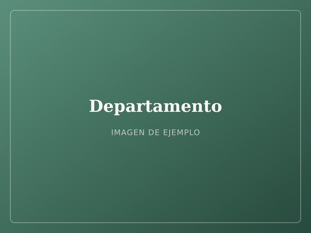 Interior del departamento